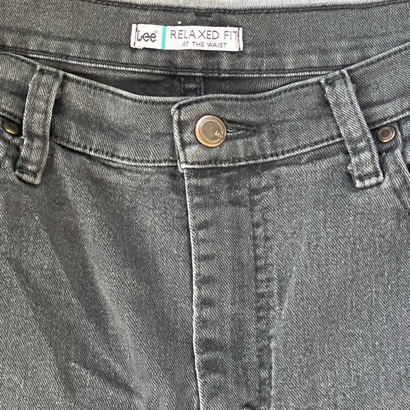 Lee Gray/black Denim Jeans with Gap light wash jeans - Picture 4 of 7